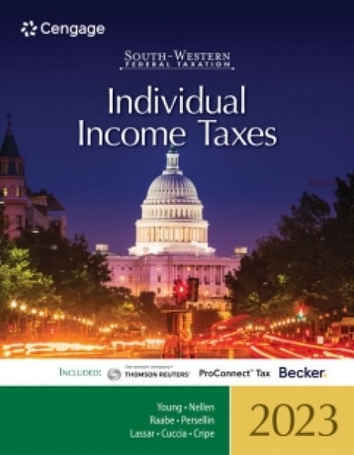 CNOWv2 for Young/Nellen/Raabe/Persellin/Lassar/Cuccia/Cripe’s South-Western Federal Taxation 2023: Individual Income Taxes, 1 term Instant Access