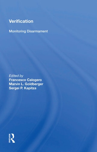 Verification Monitoring Disarmament