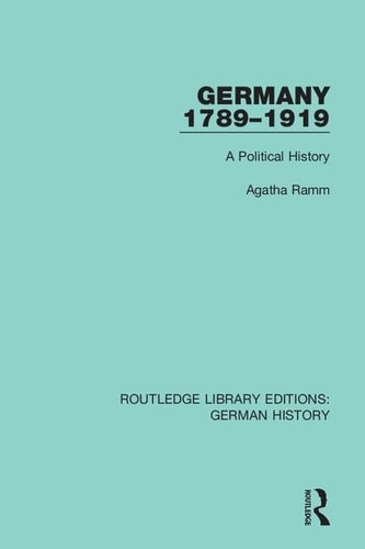 Germany 1789-1919 A Political History