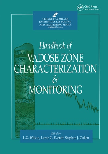 HANDBOOK of VADOSE ZONE CHARACTERIZATION and MONITORING