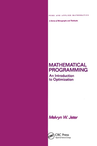 Mathematical Programming An Introduction to Optimization