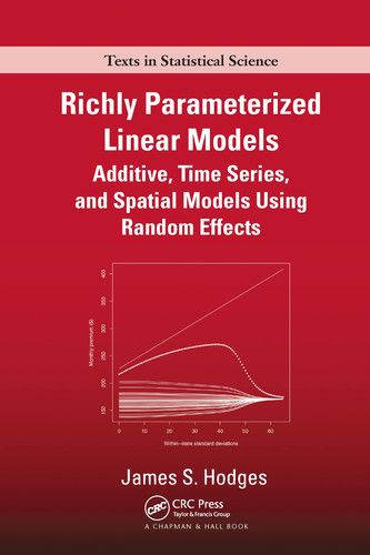 Richly parameterized linear models: additive, time series, and spatial models using random effects