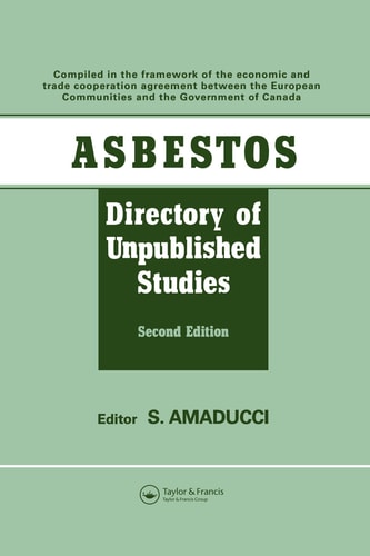 Asbestos Directory of Unpublished Studies