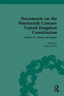 Documents on the Nineteenth Century United Kingdom Constitution: Reform