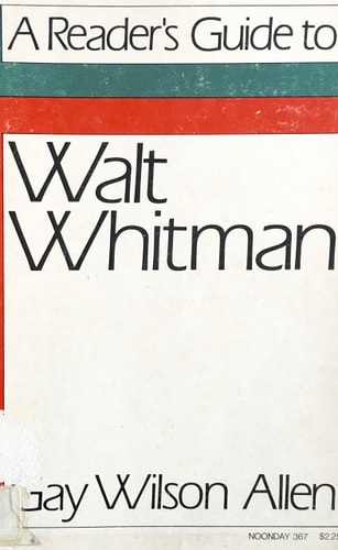 Reader's Guide to Walt Whitman