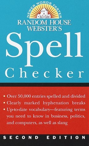 Random House Webster's Spell Checker