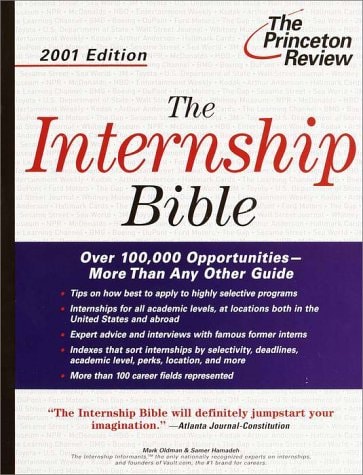 The Internship Bible 2001