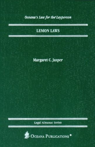 Lemon Laws (Legal Almanac Series)