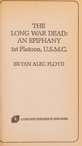 The Long War Dead: An Epiphany (Bard Book)