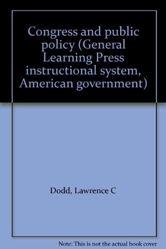Congress and Public Policy