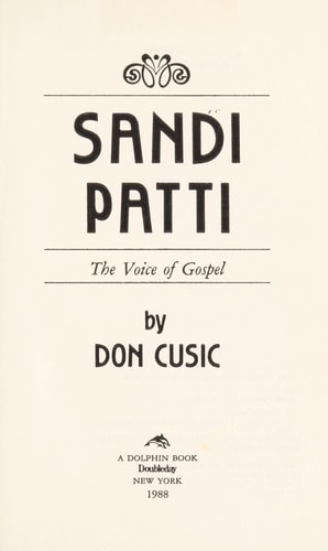Sandi Patti The Voice of Gospel