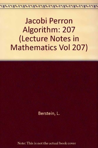 The Jacobi-Perron Algorithm Its Theory and Application