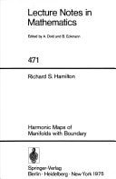 Harmonic Maps of Manifolds with Boundary
