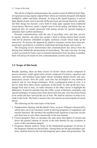 Classical Circuit Theory