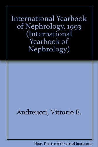 International Yearbook of Nephrology, 1993