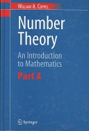 Number Theory An Introduction to Mathematics