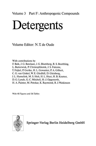 Detergents