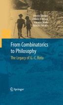 From Combinatorics to Philosophy The Legacy of G.-C. Rota