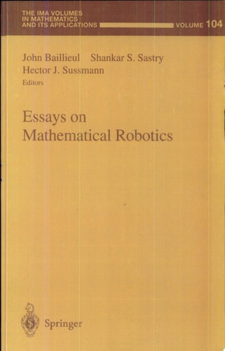 Essays on Mathematical Robotics