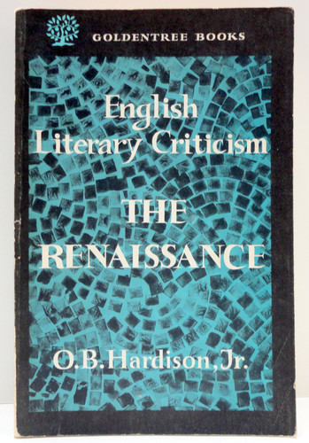 English Literary Criticism The Renaissance