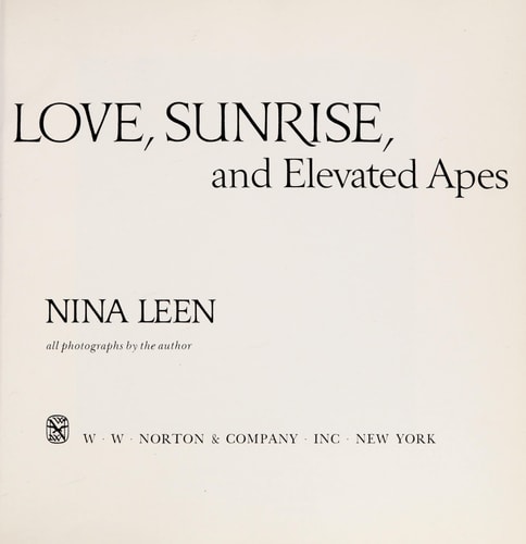 Love, Sunrise, and Elevated Apes