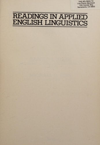 Readings in Applied English Linguistics