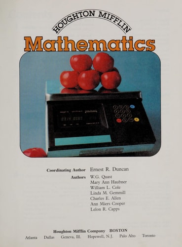 Houghton Mifflin Mathematics [level 3