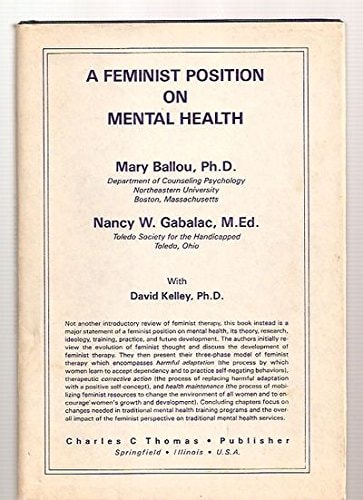 A Feminist Position on Mental Health