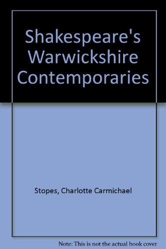 Shakespeare's Warwickshire Contemporaries