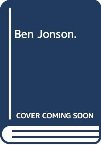 Ben Jonson.