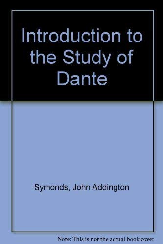 Introduction to the Study of Dante