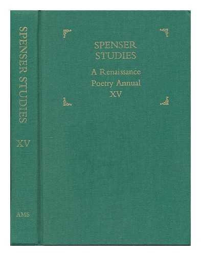 Spenser Studies A Renaissance Poetry Annual