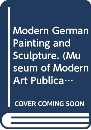 Modern German Painting and Sculpture