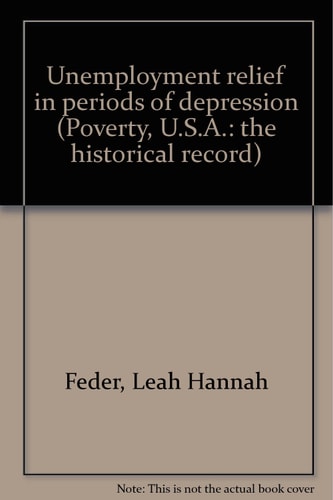 Unemployment Relief in Periods of Depression