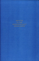 Services to the Orthopedically Handicapped (The Physically Handicapped in Society Series)
