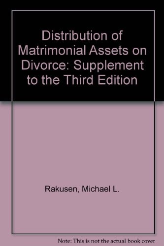 Distribution of Matrimonial Assets on Divorce