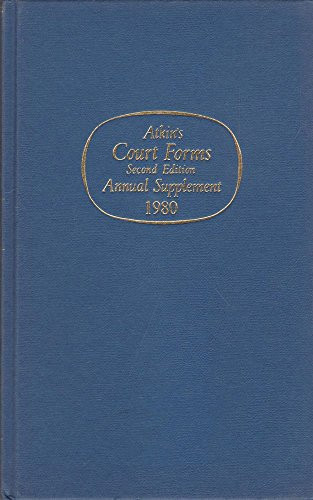 Atkin's Encyclopaedia of Court Forms in Civil Proceedings