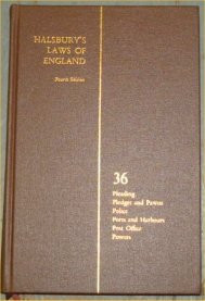 Halsbury's laws of England