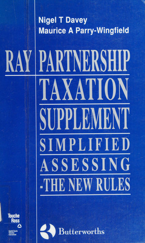 Ray - Partnership Taxation Supplement The New Rules for Simplified Assessing