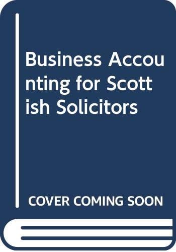 Business Accounting for Solicitors