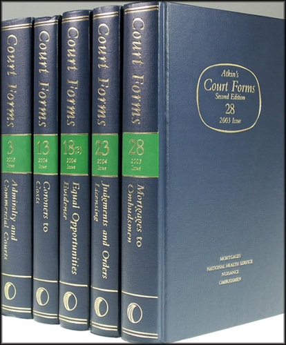 Atkin's Encyclopaedia of Court Forms in Civil Proceedings