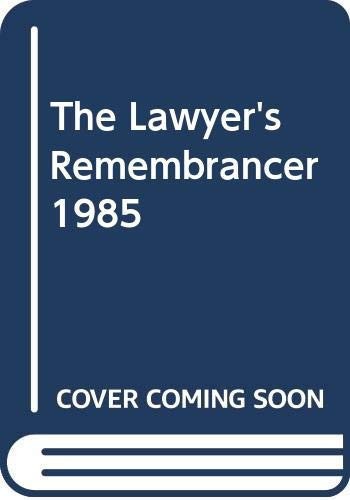 The Lawyer's Remembrancer