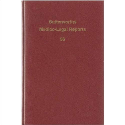 Butterworths Medico-Legal Reports