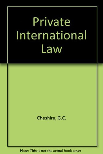 Cheshire and North's Private International Law