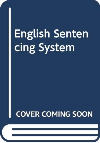 The English Sentencing System