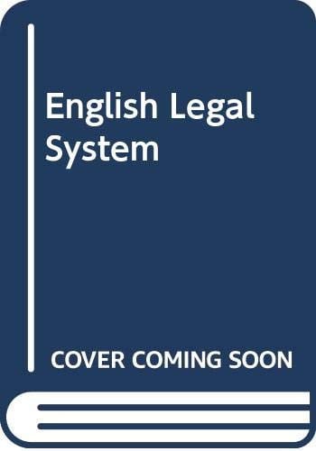 The English Legal System