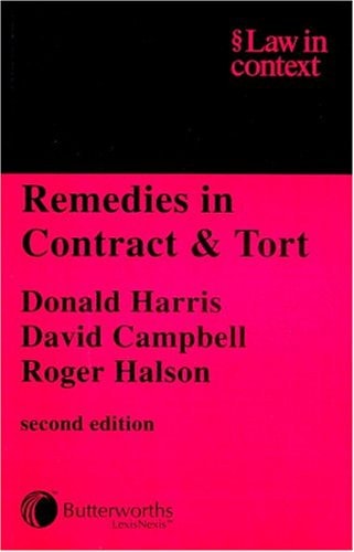 Remedies in Contract and Tort