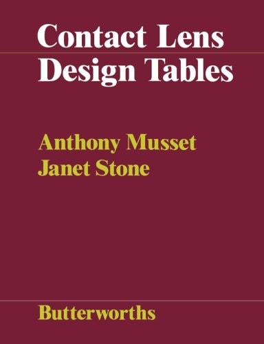 Contact Lens Design Tables