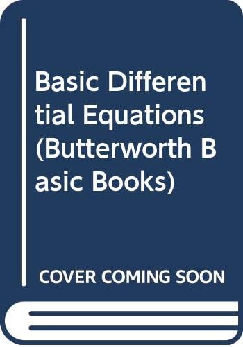 Basic Differential Equations (Butterworth Basic Books)