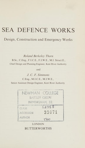 Sea Defence Works Design, Construction and Emergency Works